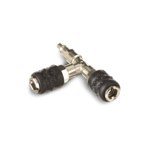 Double outlet tee fitting for Eolo 330