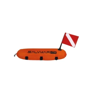 Salvimar Covered Torpedo Buoy 2 Flags Cmas Alpha